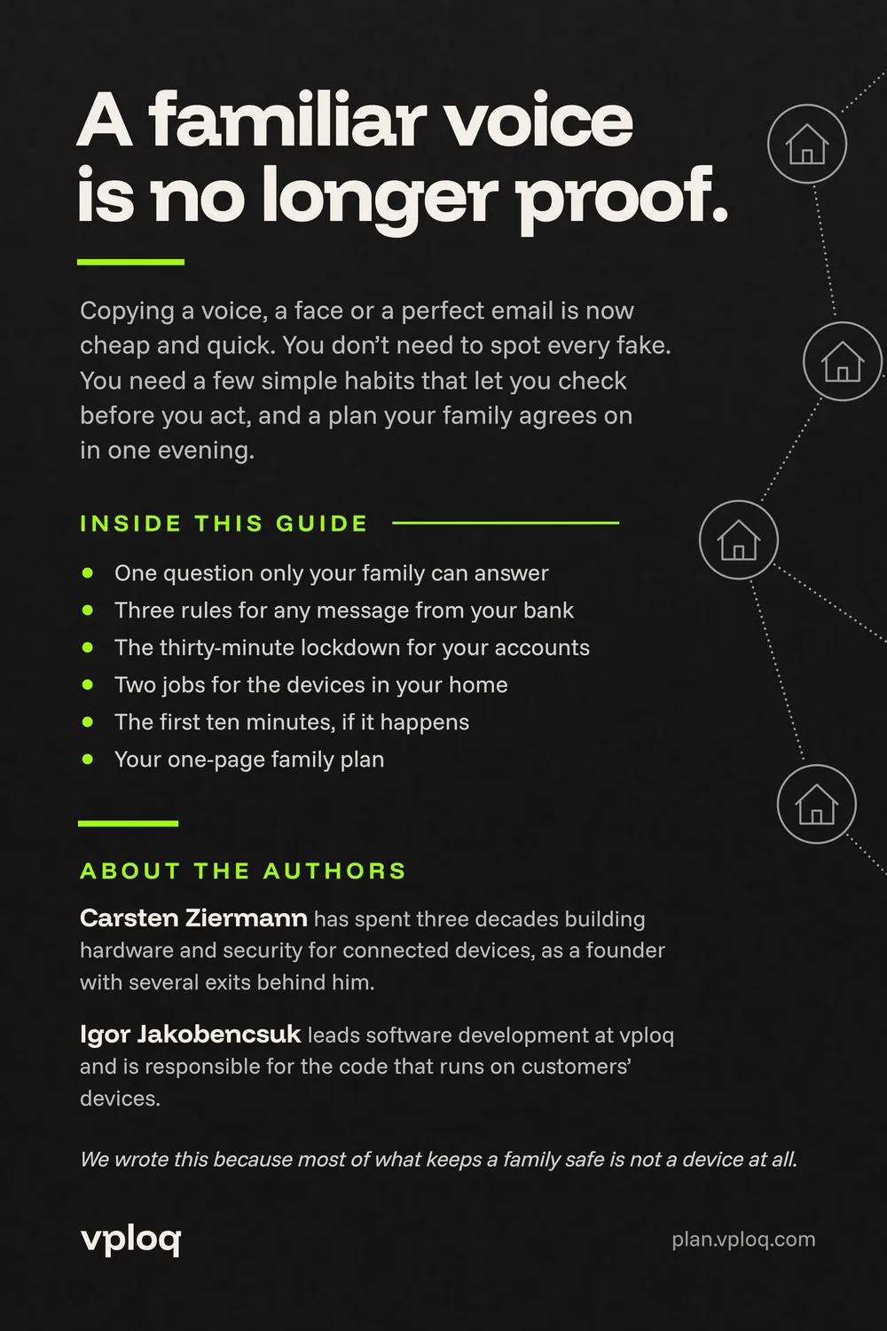 Back cover of The Family Safety Plan
